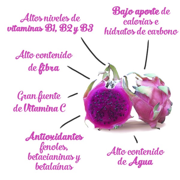 Resultado de imagen de beneficios de la pitahaya
